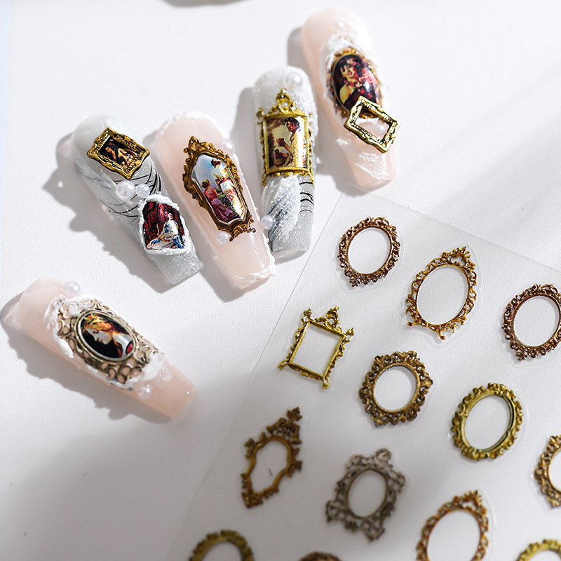 Nail Art Zelda - 5D metallic gloss nail sticker high