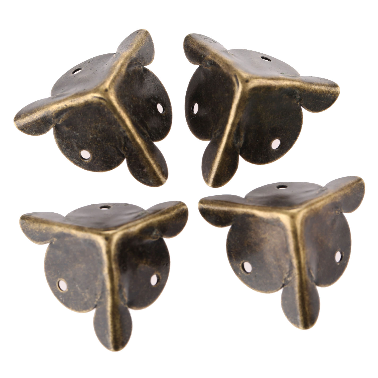 Nail Art Vintage - 4Pcs Antique Corner Bracket Jewelry Gift