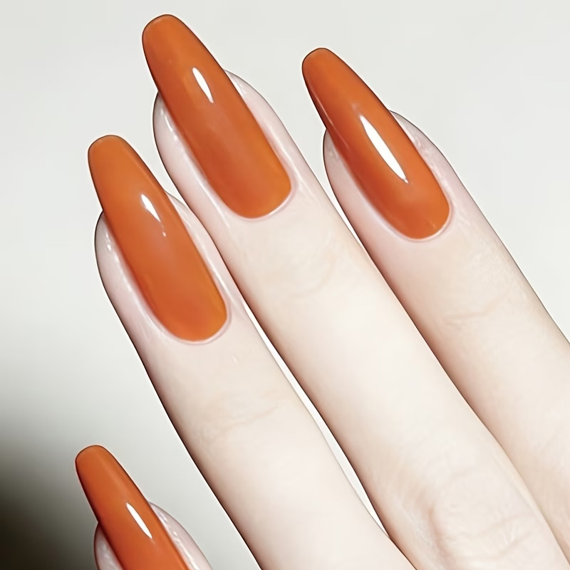 Caramel Orange Nail Strengthen - Nail Art Orange review and price
