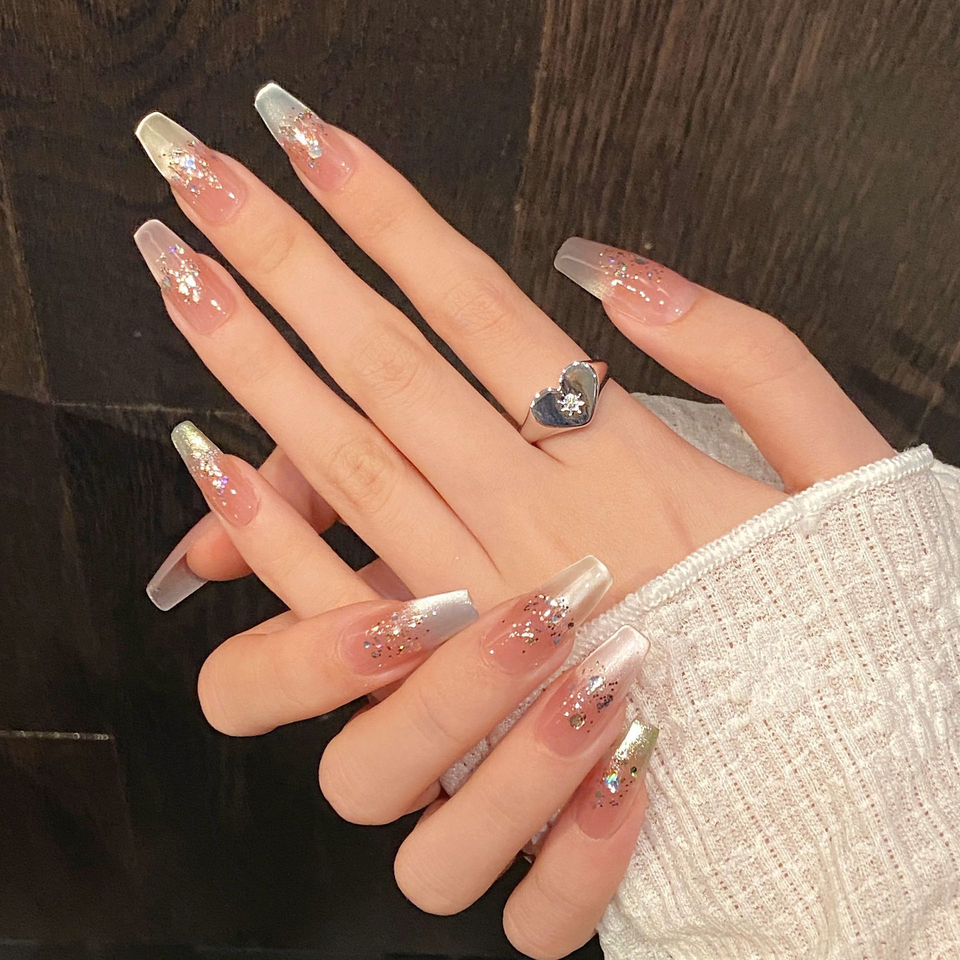 Handmade Press on Nails Rainbo - Nail Art Design review and price