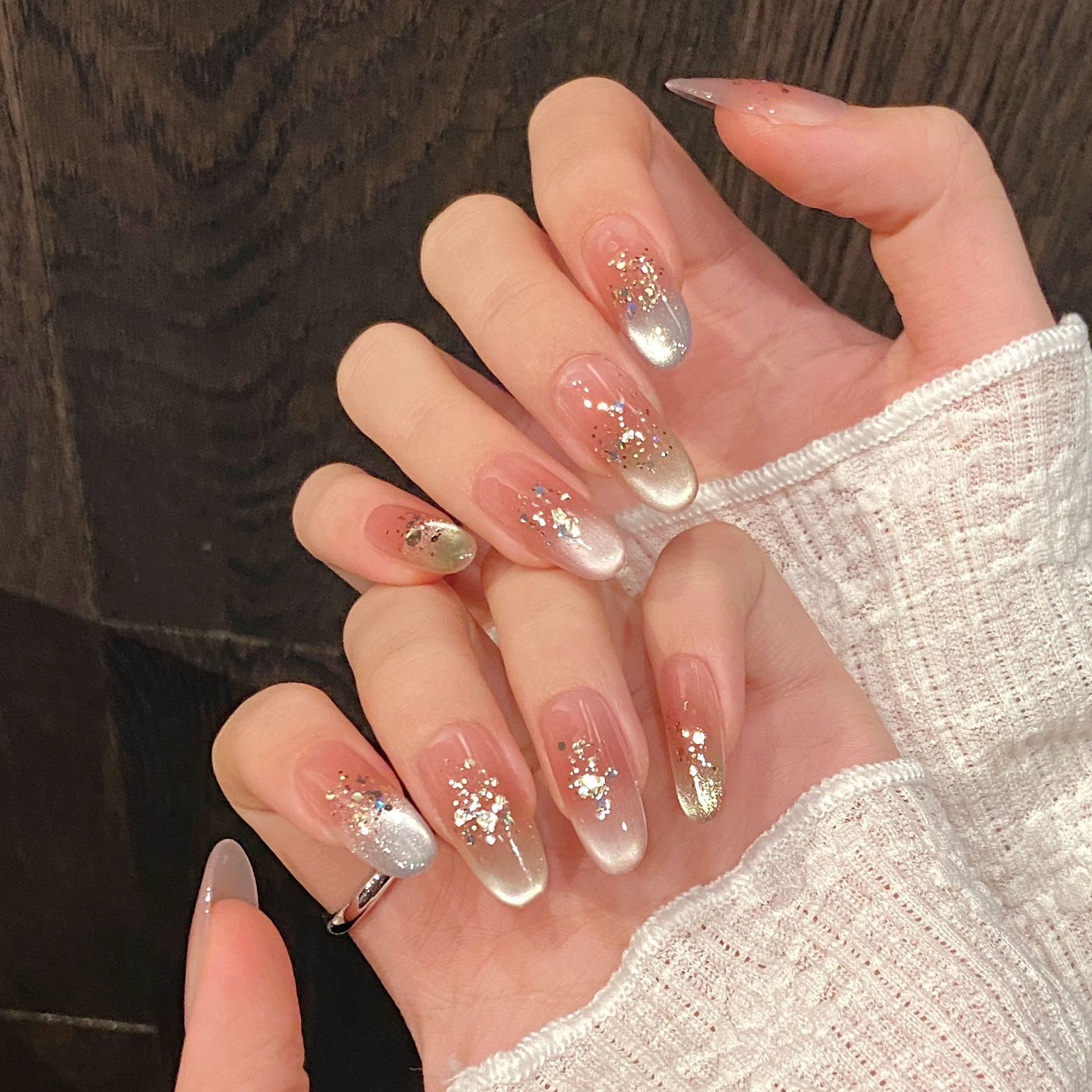 Handmade Press on Nails Rainbo - Nail Art Design review and price