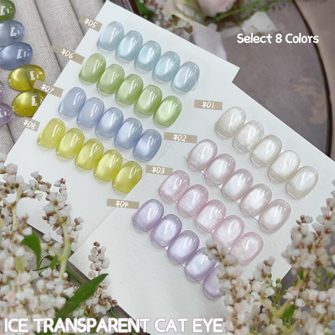 1pcs TC Cloud Forest Pink Cat  - Nail Art Cat Eye Pink review and price