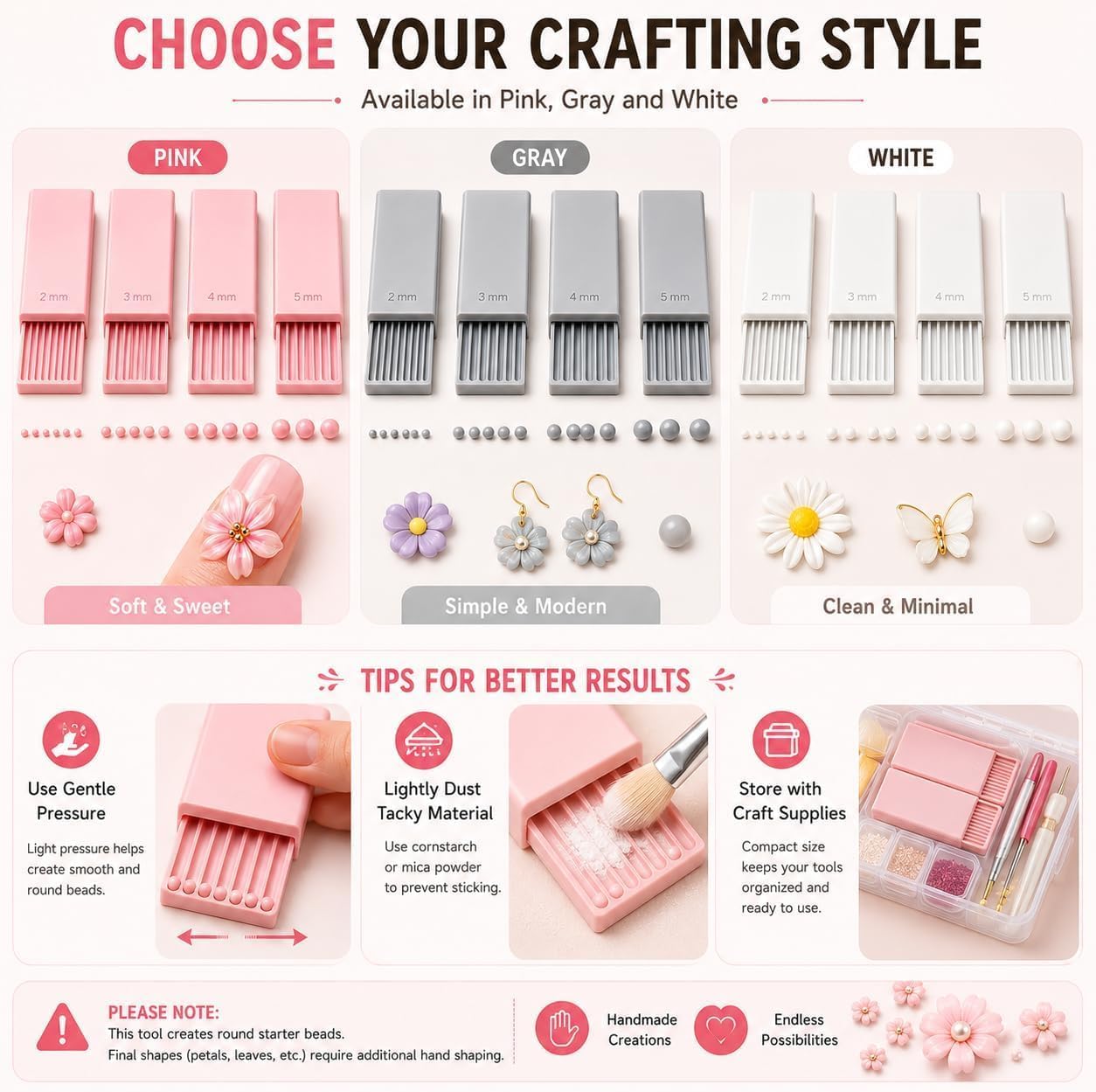 4PCS 3D Print Clay Gel Ball Ma - Nail Art Flower review and price