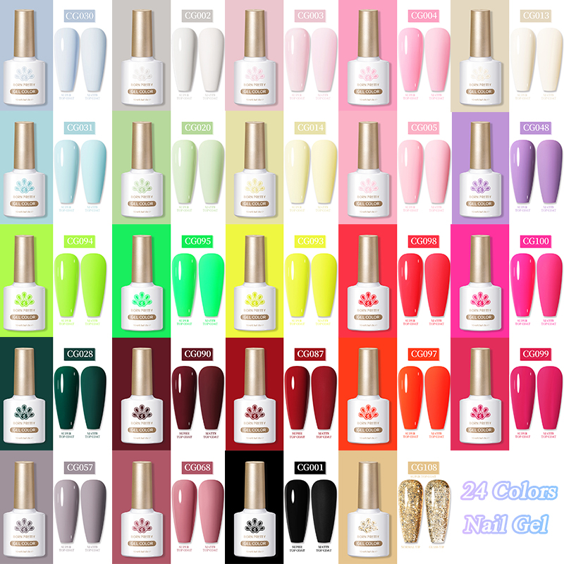 BORN PRETTY 10ML Nail Gel Poli - Nail Art Orange review and price