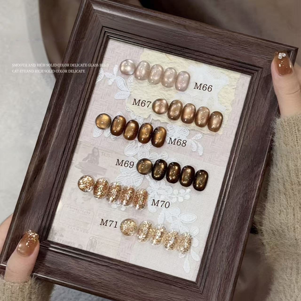 6 Colors Old Money Style Glass - Nail Art Vintage review and price
