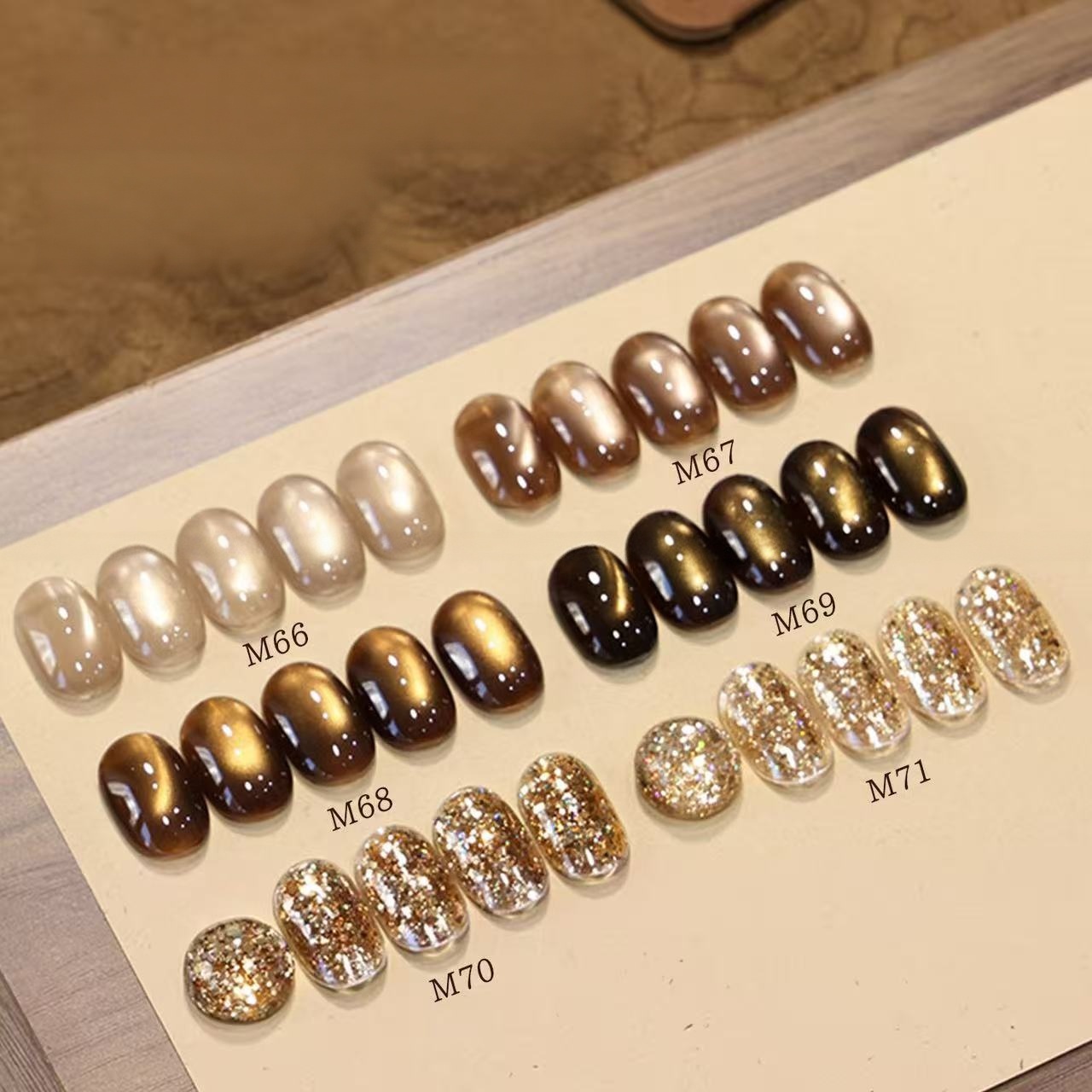 6 Colors Old Money Style Glass - Nail Art Vintage review and price