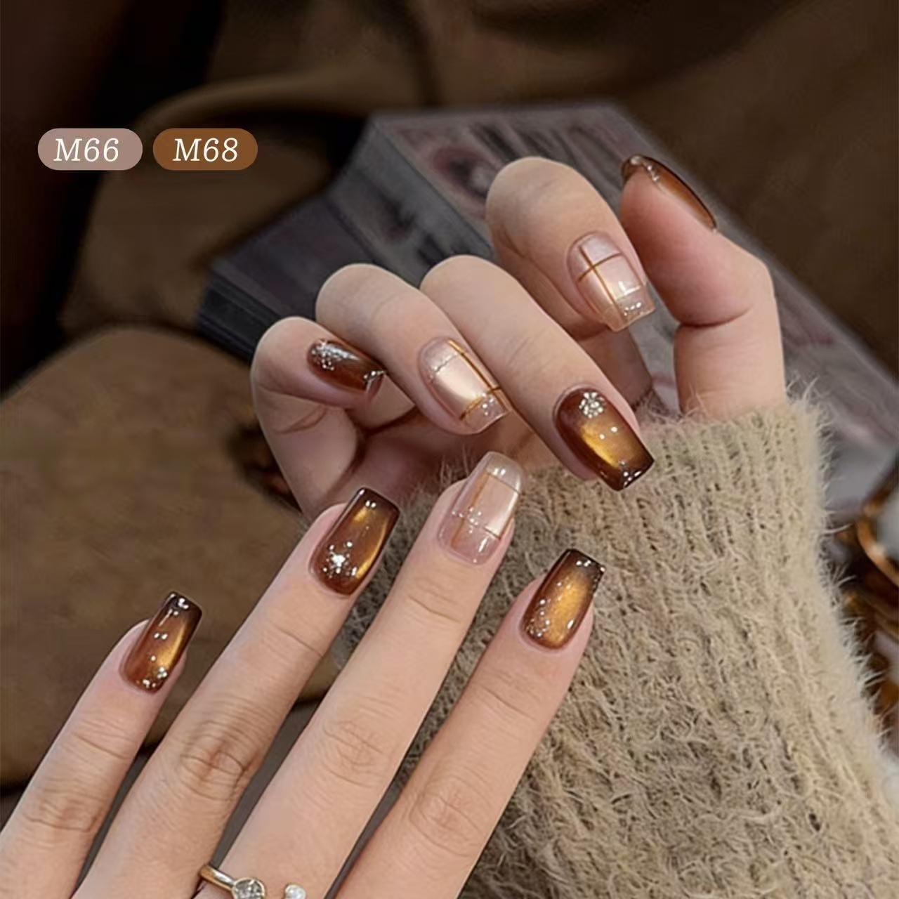 6 Colors Old Money Style Glass - Nail Art Vintage review and price