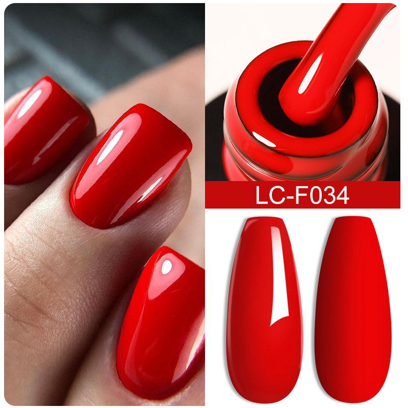 LILYCUTE Nail Gel Polish 7ML P - Nail Art Orange review and price