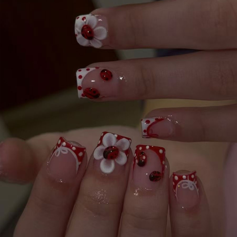 24 Pieces Per Set. Rectangular - Nail Art Design review and price