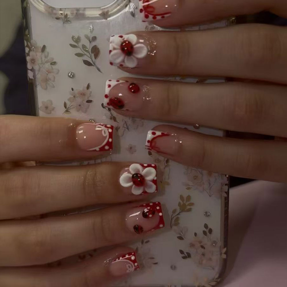 24 Pieces Per Set. Rectangular - Nail Art Design review and price