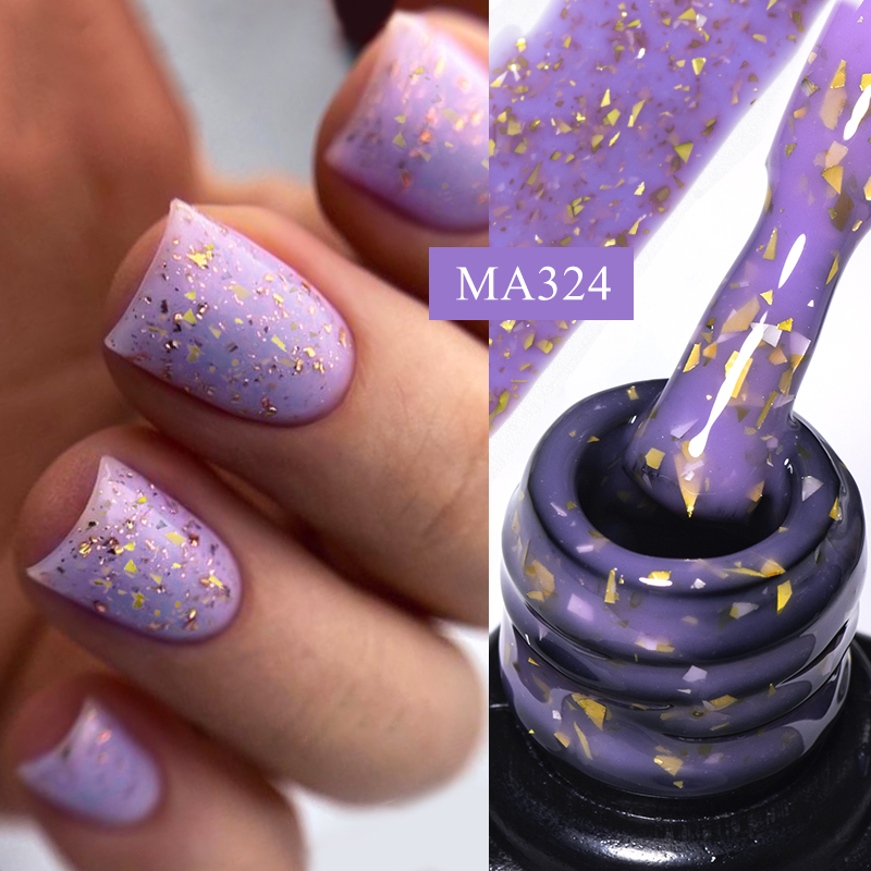 MEET ACROSS 7ml Pink Glitter R - Nail Art Orange review and price