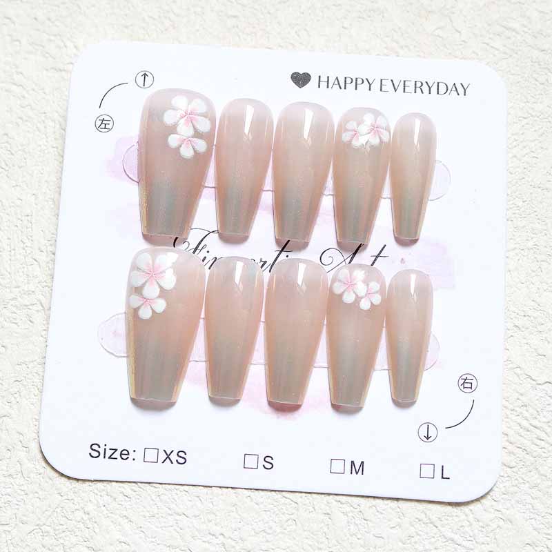10 Pcs Women French Style High - Nail Art Flower review and price