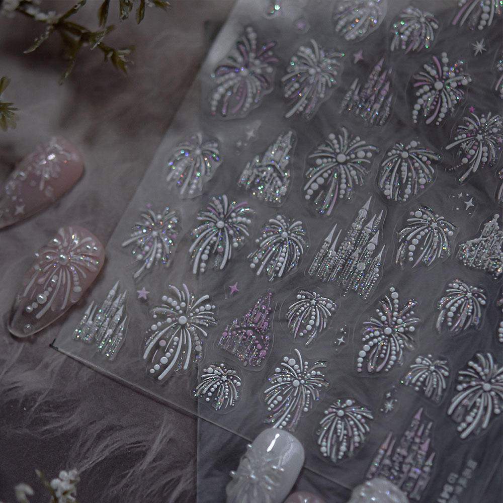 5D Embossed Sparkling Dreamy F - Nail Art Zelda review and price