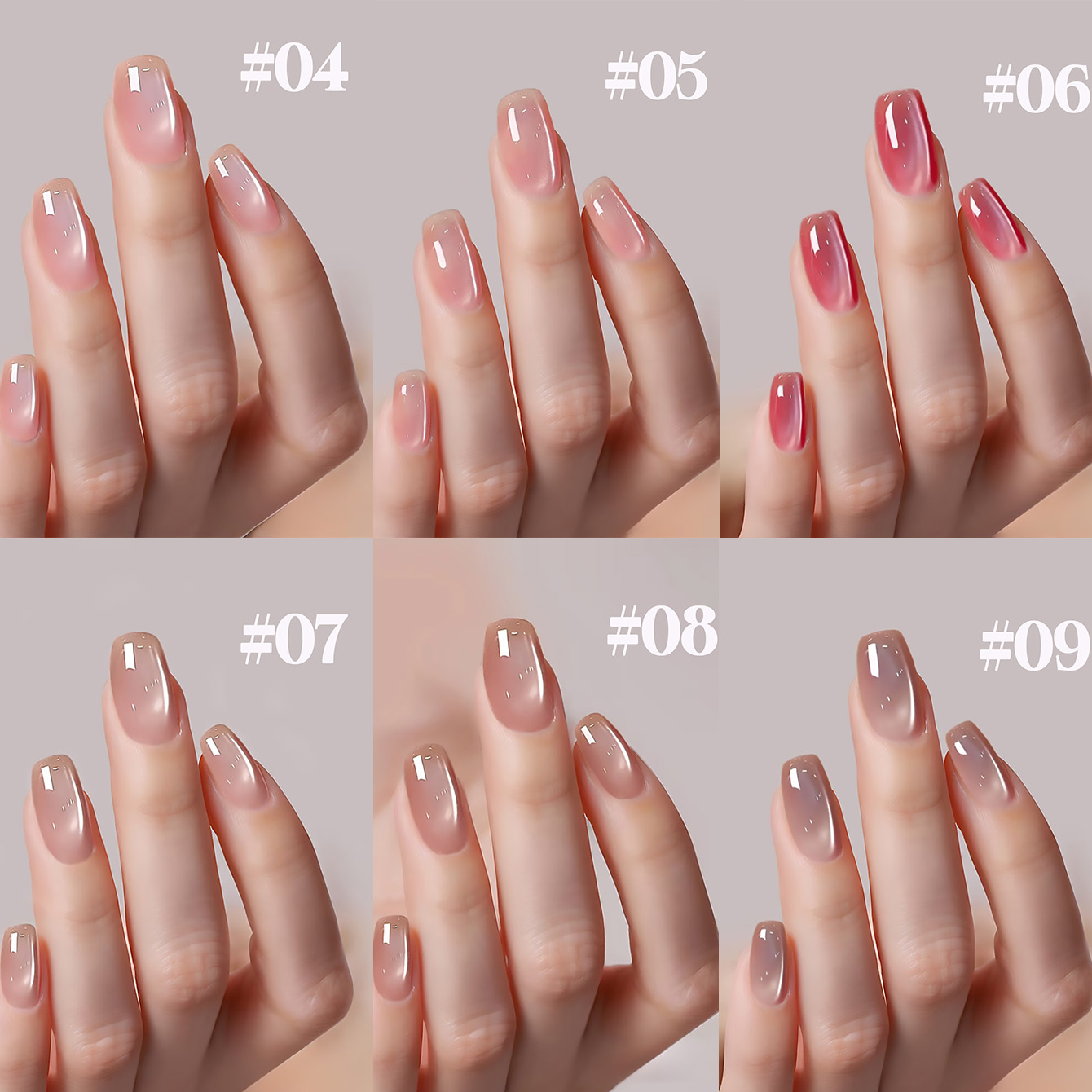 SHAKA 1-12pcs Summer Popular I - Nail Art Cat Eye Pink review and price