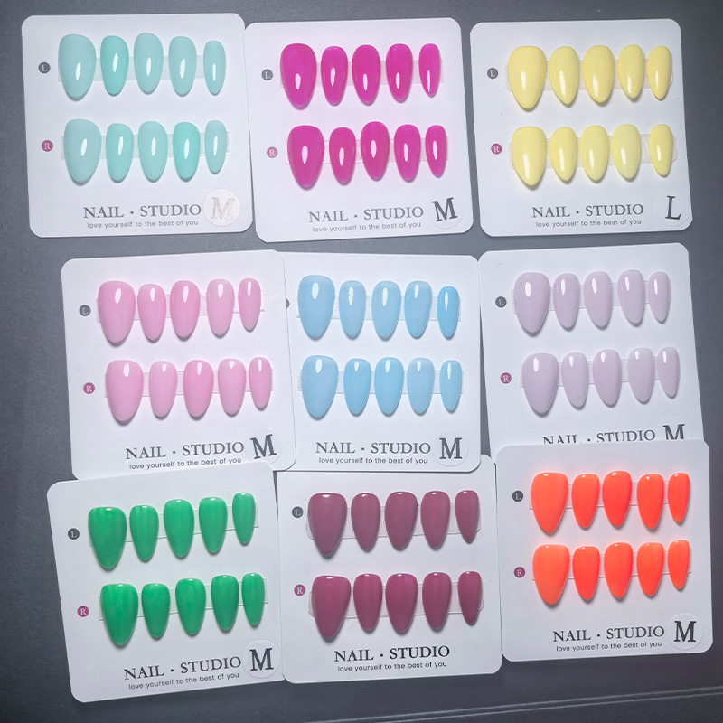 10pcs Almond Press on Nails Ha - Nail Art Orange review and price