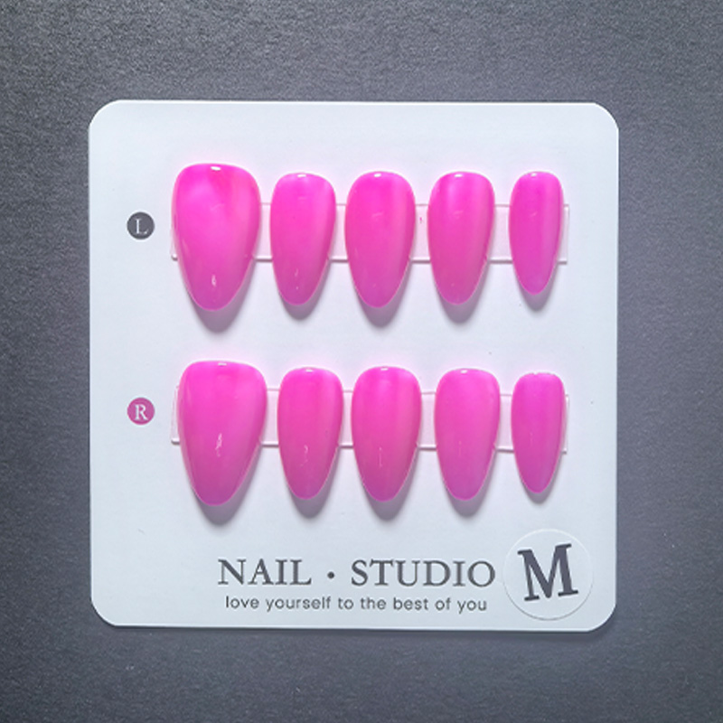 10pcs Almond Press on Nails Ha - Nail Art Orange review and price