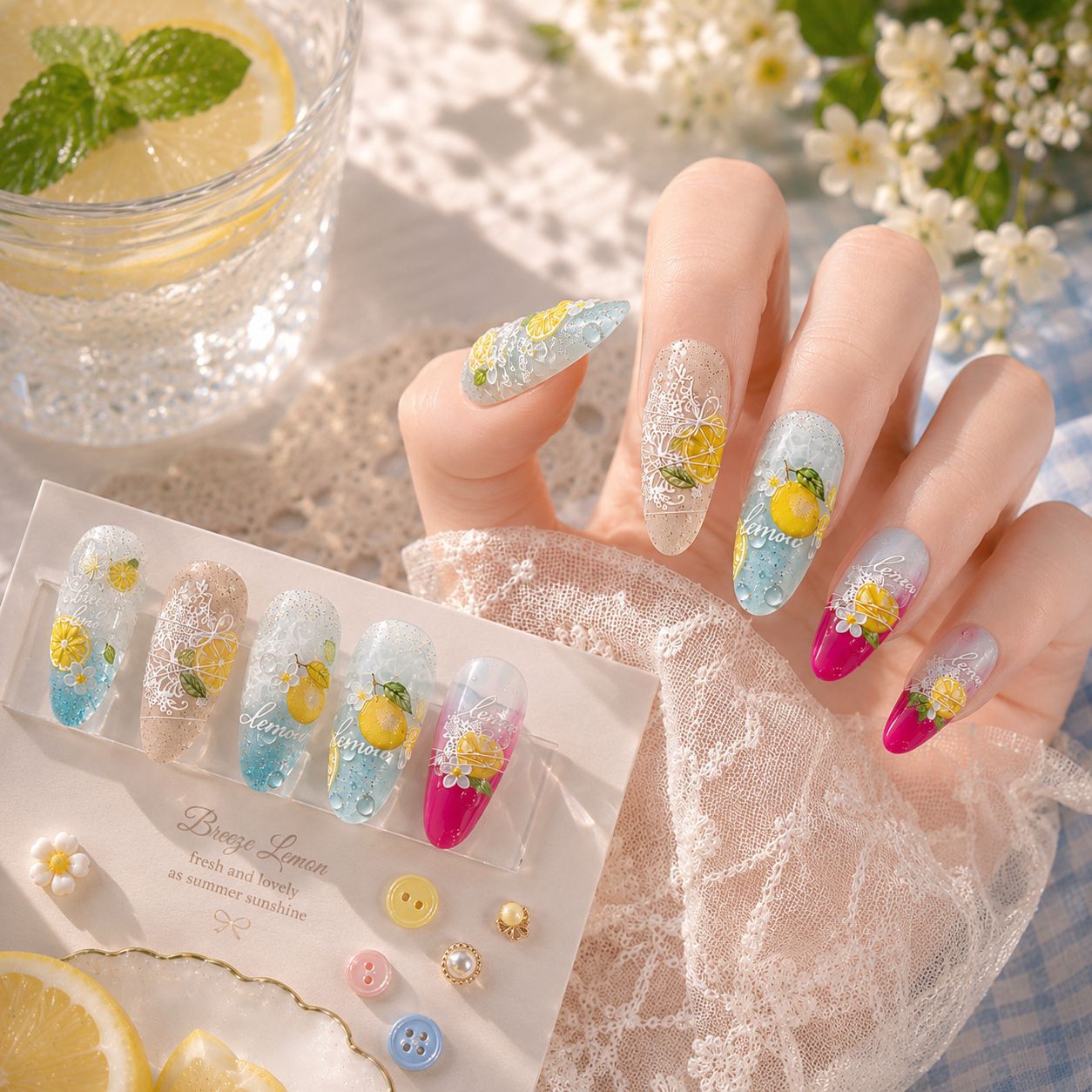 5D Relief Nail Stickers Ballet - Nail Art Zelda review and price