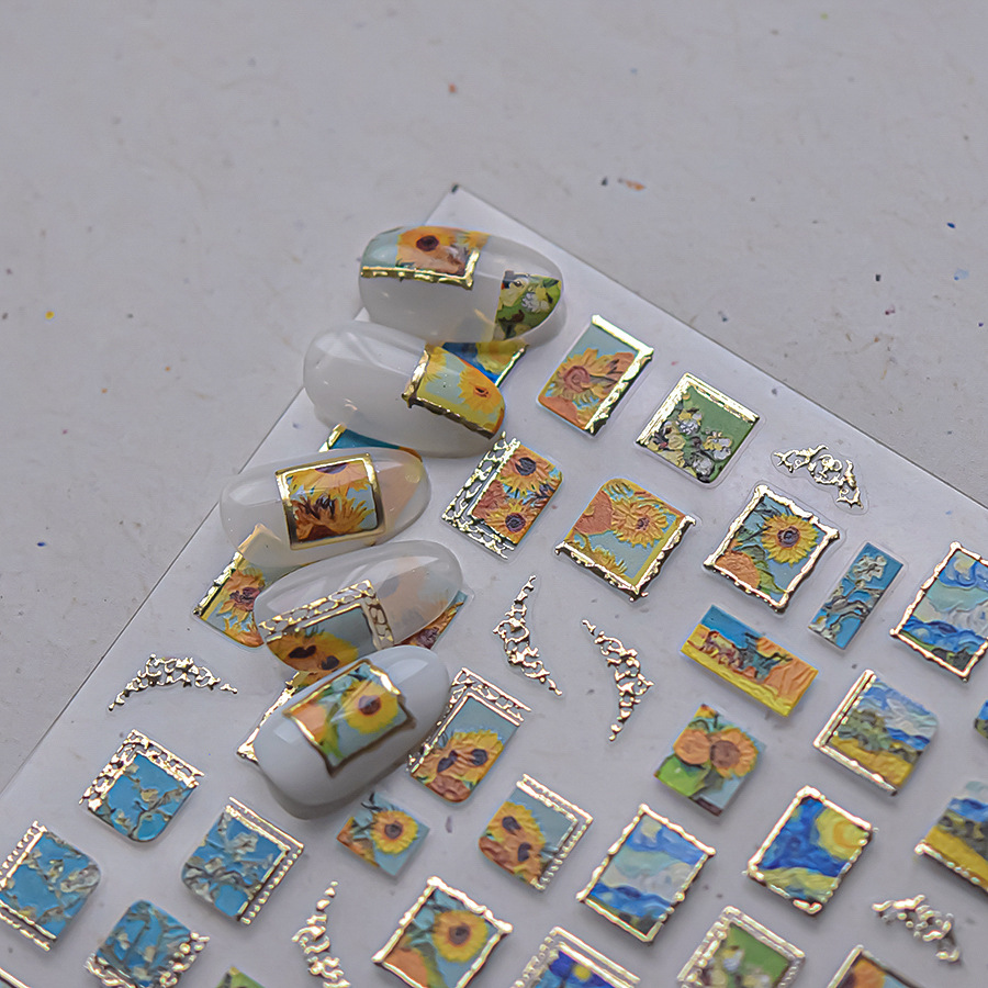 Retro Oil Painting Hot Stampin - Nail Art Zelda review and price