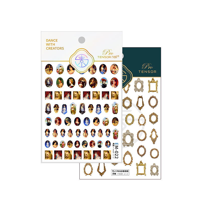 5D metallic gloss nail sticker - Nail Art Zelda review and price