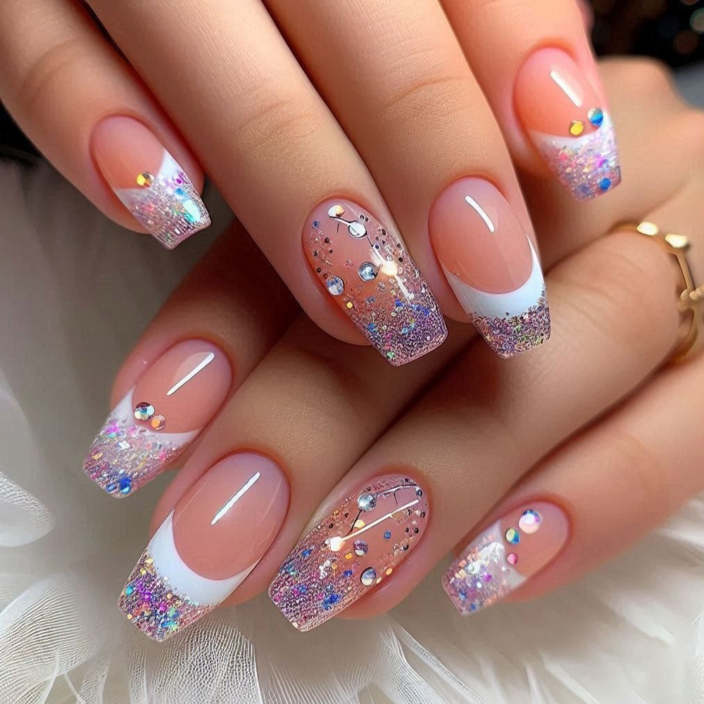 24pcs/set Short Medium fake na - Nail Art Design review and price