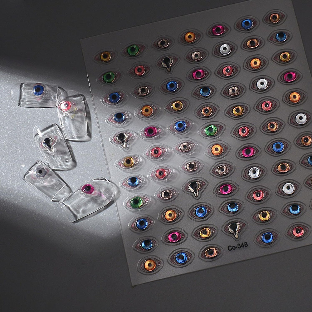 5D Bronzing Dark Evil Eye Nail - Nail Art Zelda review and price