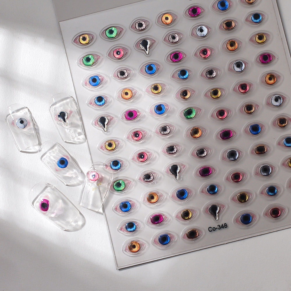 5D Bronzing Dark Evil Eye Nail - Nail Art Zelda review and price