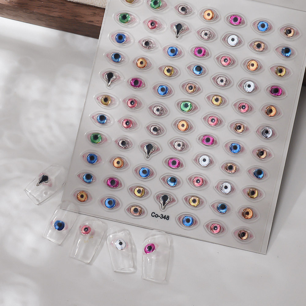 5D Bronzing Dark Evil Eye Nail - Nail Art Zelda review and price