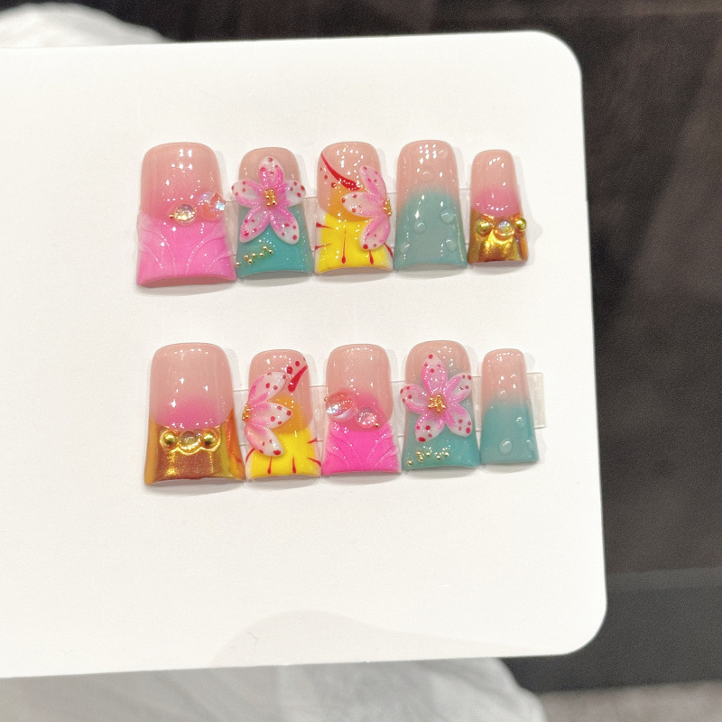 10pcs Ocean Style Fake Nails D - Nail Art Design review and price