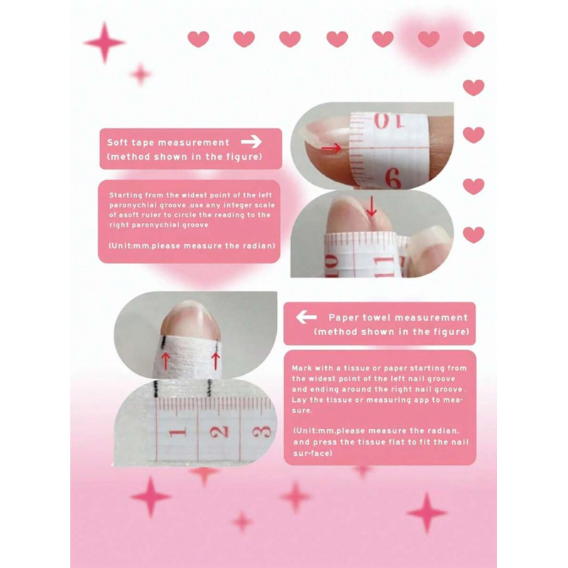 10pcs handmade pink press on n - Nail Art Cat Eye Pink review and price